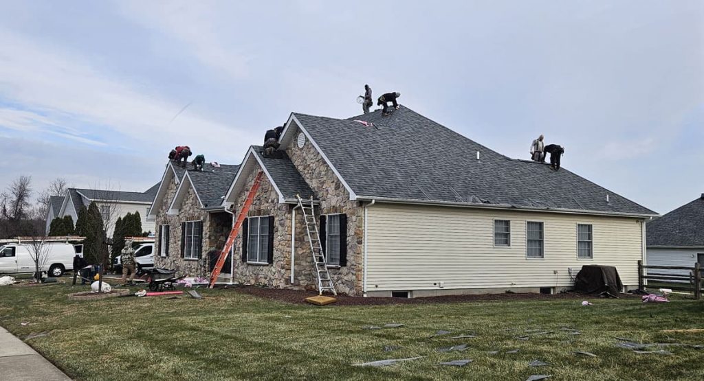 Installing new roof in Bear, DE