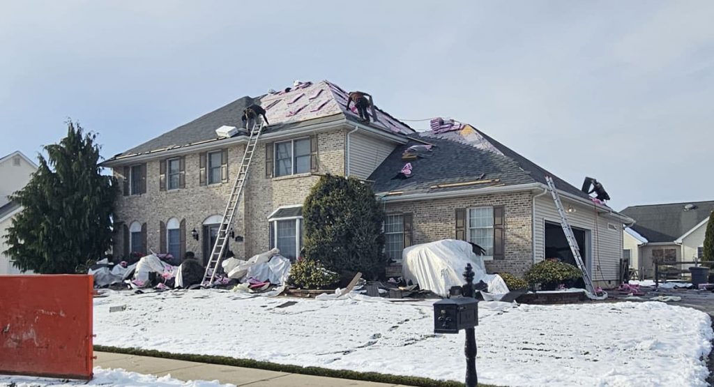 Installing new roof in Bear, DE