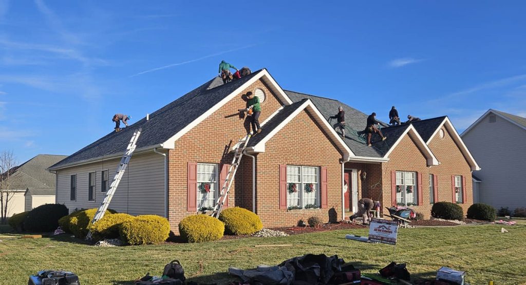 Installing new roof in Bear, DE
