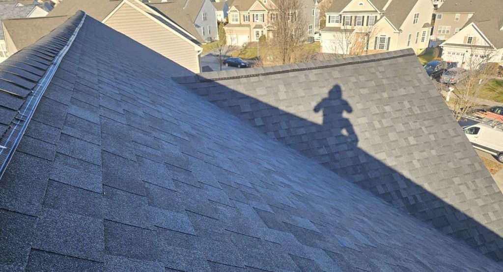 New Onyx Black colored roof in Middletown, DE