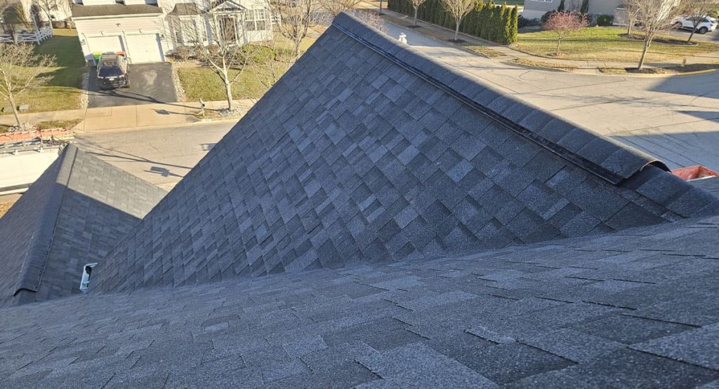 New Onyx Black colored roof in Middletown, DE