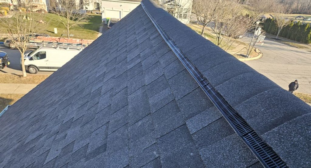 New Onyx Black colored roof in Middletown, DE