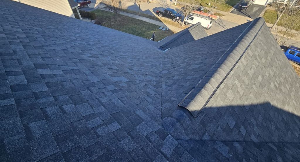 New Onyx Black colored roof in Middletown, DE
