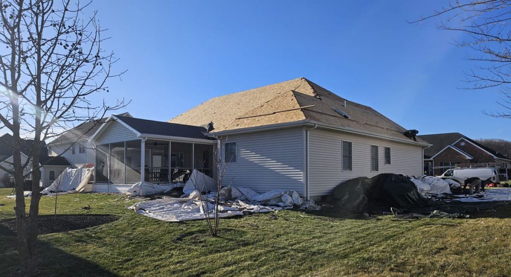 Installing new roof in Bear, DE