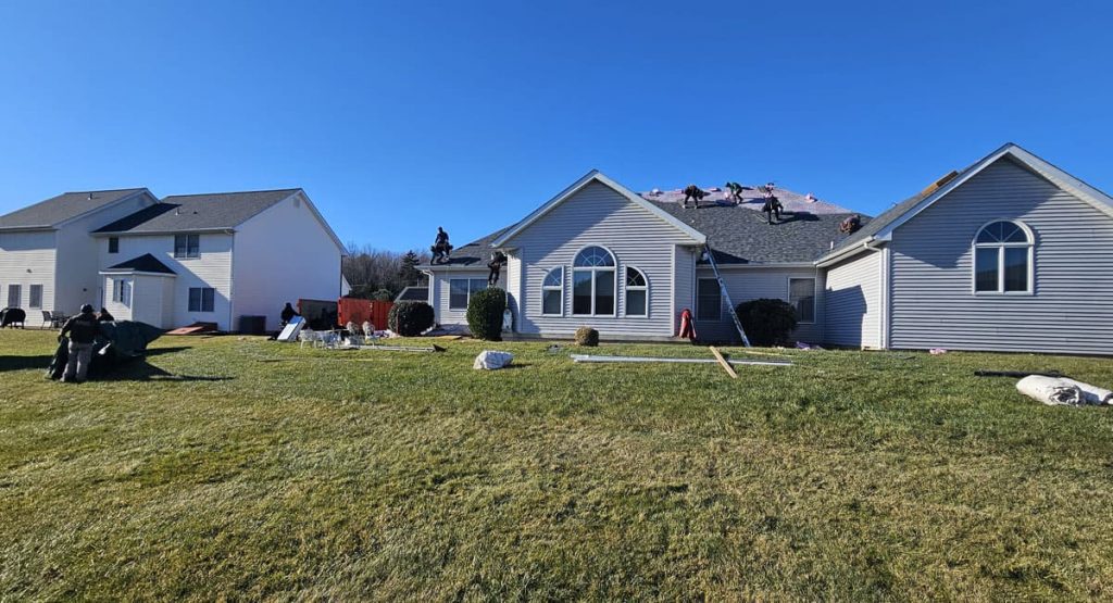 Install new Estate Gray colored roof in Bear, DE