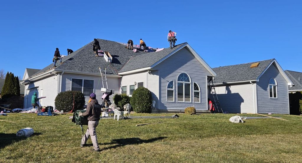 Install new Estate Gray colored roof in Bear, DE