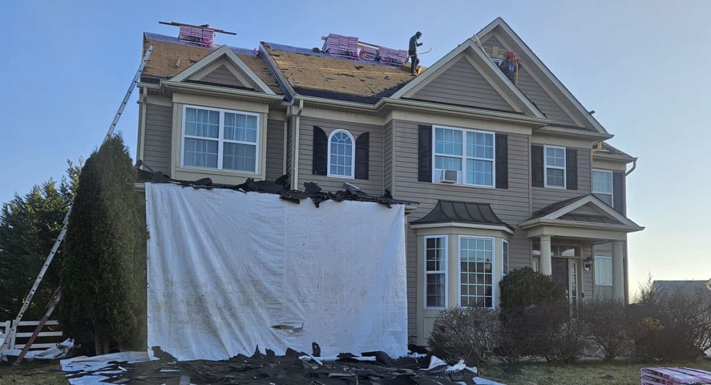 Tearing off Old Roof in Middletown, DE