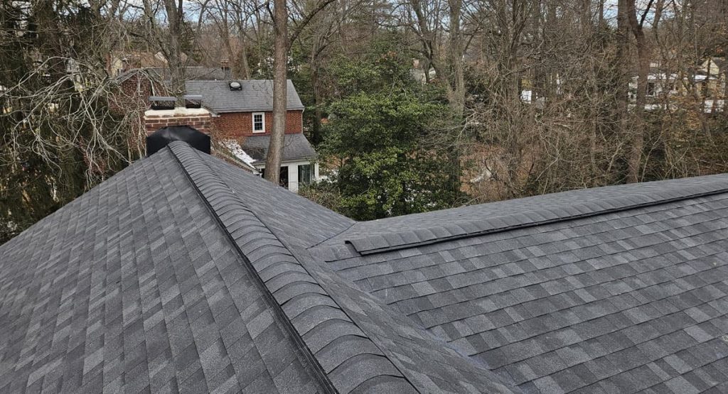 New Onyx Black colored roof in Wilmington, DE