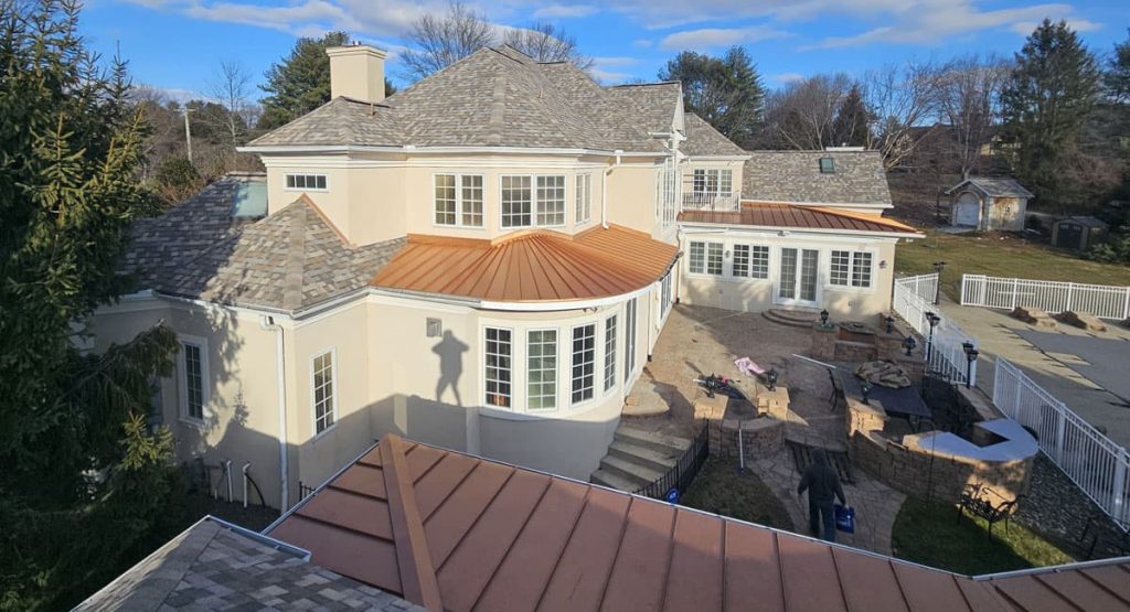 New Sand Dune colored roof in Wilmington, DE