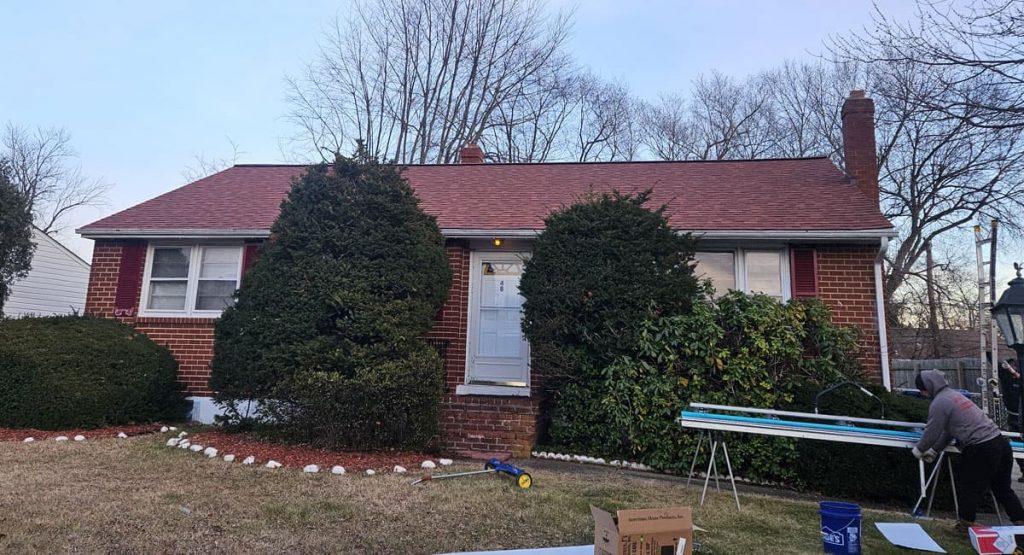 New Terra Cotta colored roof in New Castle, DE