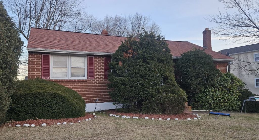 New Terra Cotta colored roof in New Castle, DE