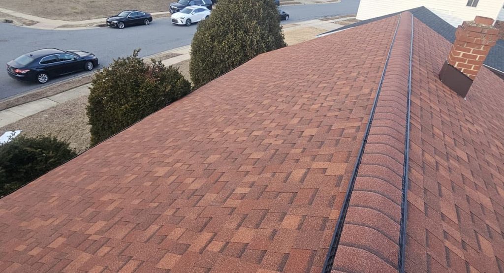 New Terra Cotta colored roof in New Castle, DE