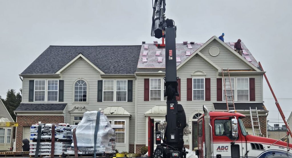 Installing new roof in Middletown, DE