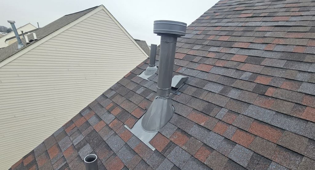 New Midnight Plum colored roof in Middletown, DE