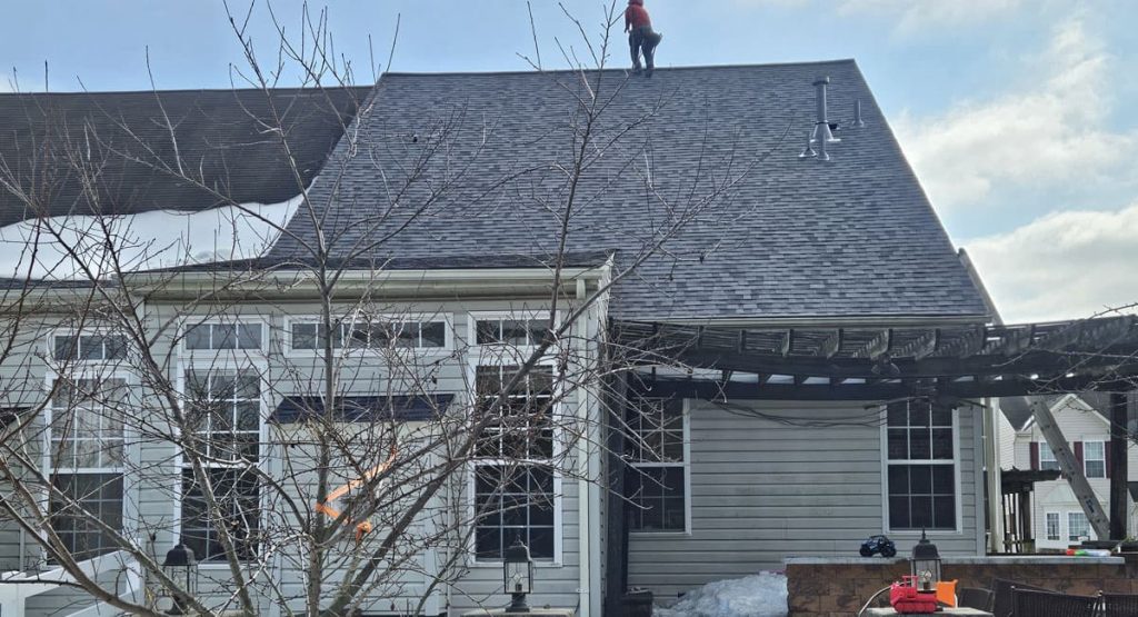New Midnight Plum colored roof in Middletown, DE