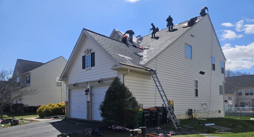 Installing new roof in Middletown, DE