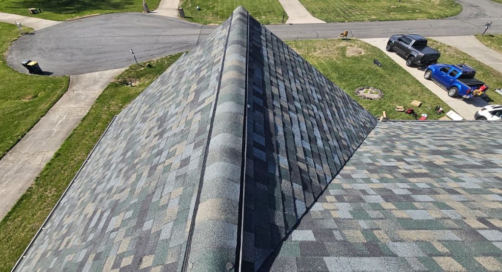 New Evergreen Mist colored roof in Magnolia, DE