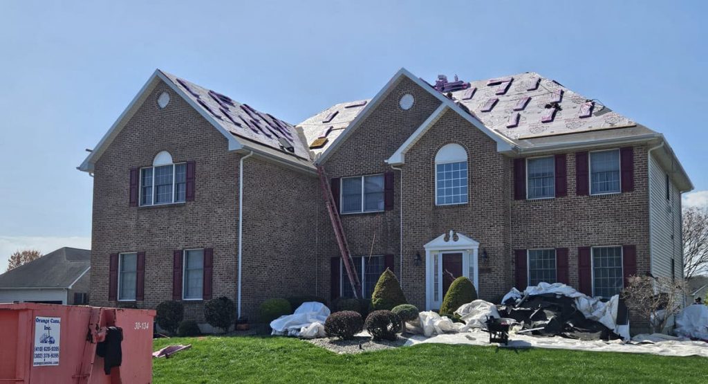 Installing new roof in Bear, DE