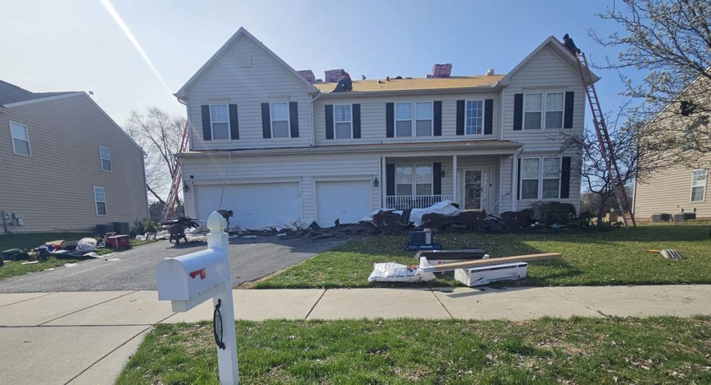 Installing new roof in Middletown, DE