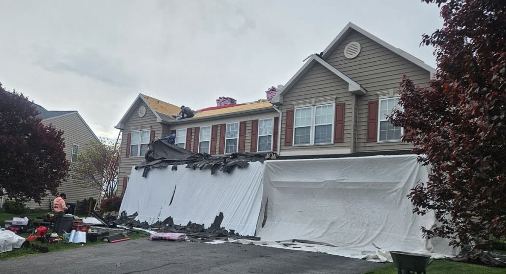 Installing a new roof in Middletown, DE