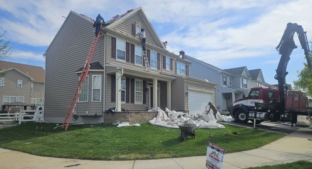 Installing a new roof in Middletown, DE