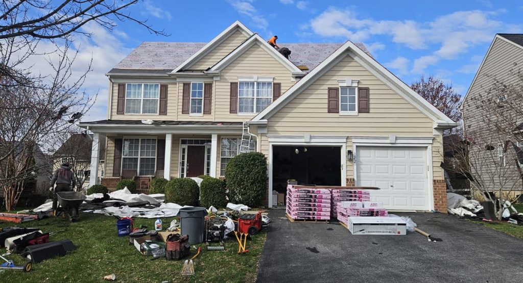 Installing new roof in Middletown, DE