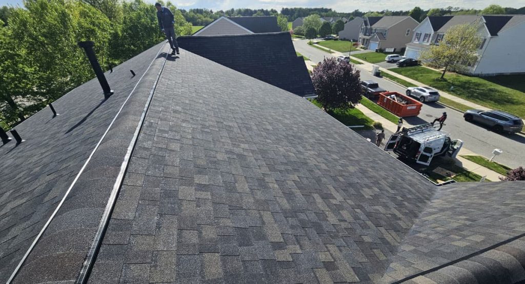 New Black Sable colored roof in Middletown, DE