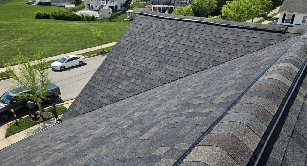 New Black Sable colored roof in Middletown, DE