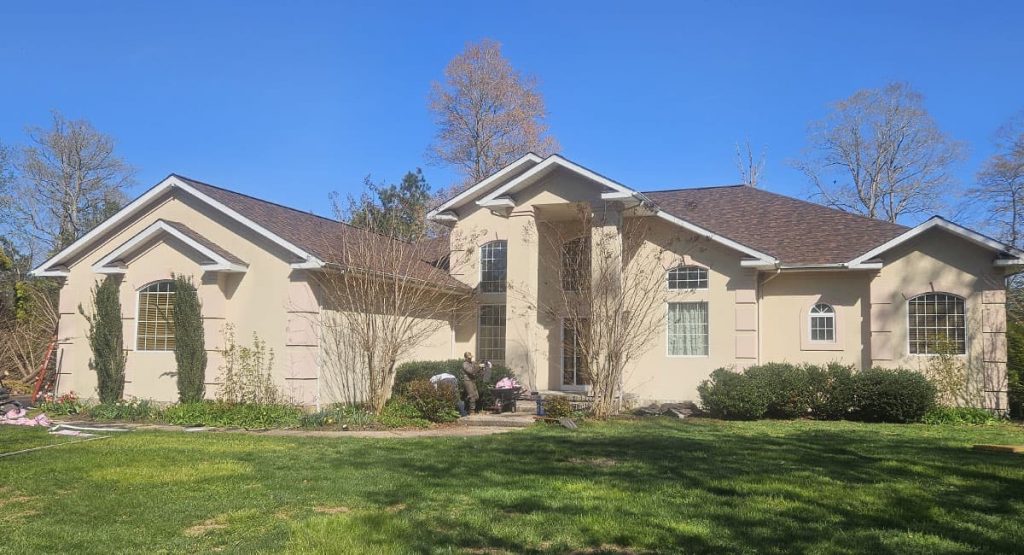 New Brownwood colored roof in Milton, DE
