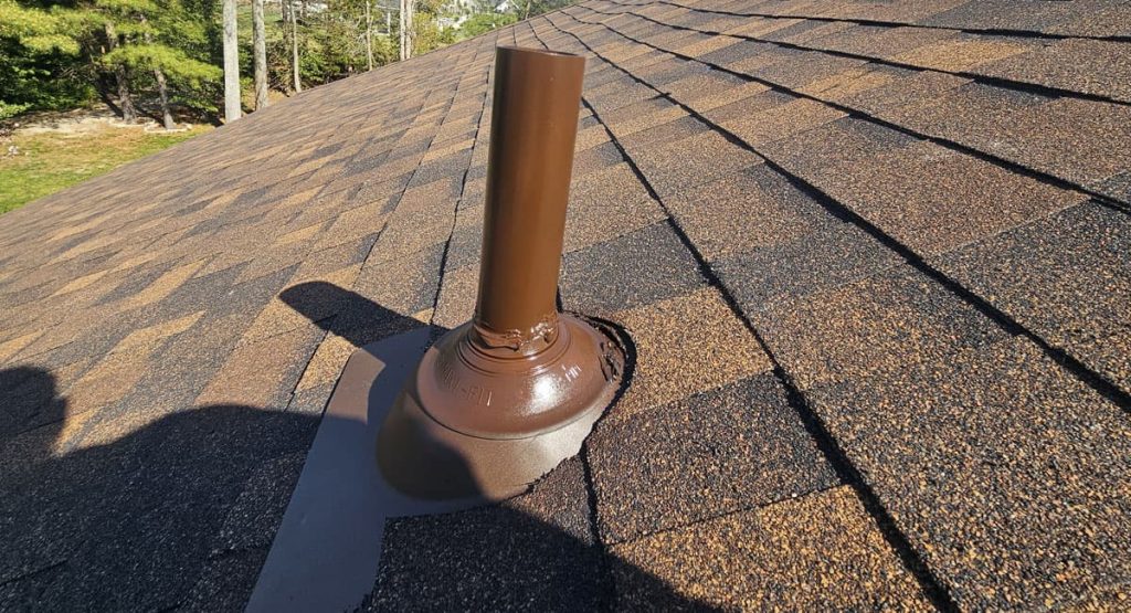 New Brownwood colored roof in Milton, DE