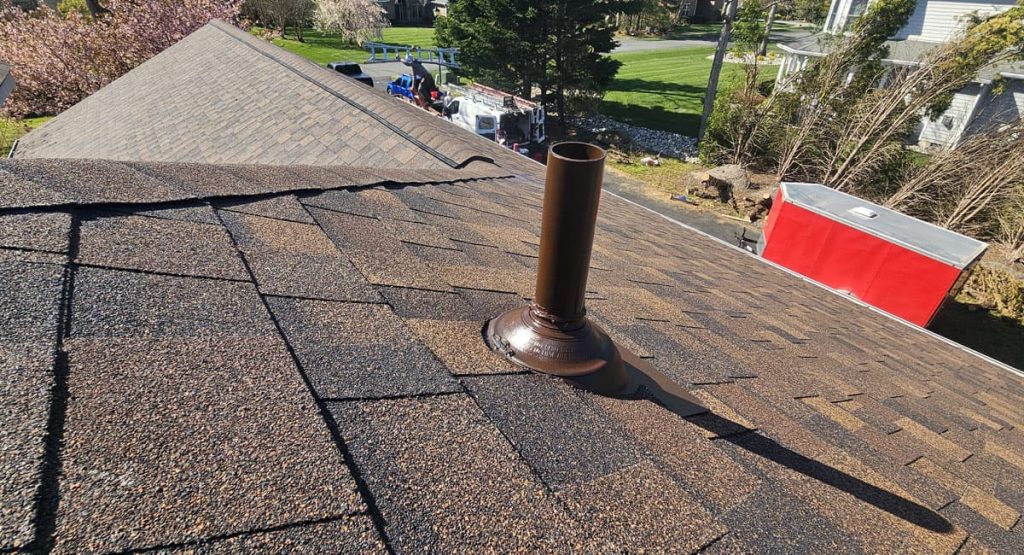 New Brownwood colored roof in Milton, DE