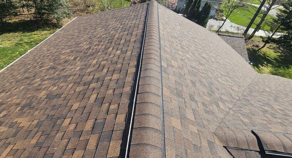 New Brownwood colored roof in Milton, DE