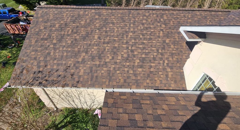 New Brownwood colored roof in Milton, DE