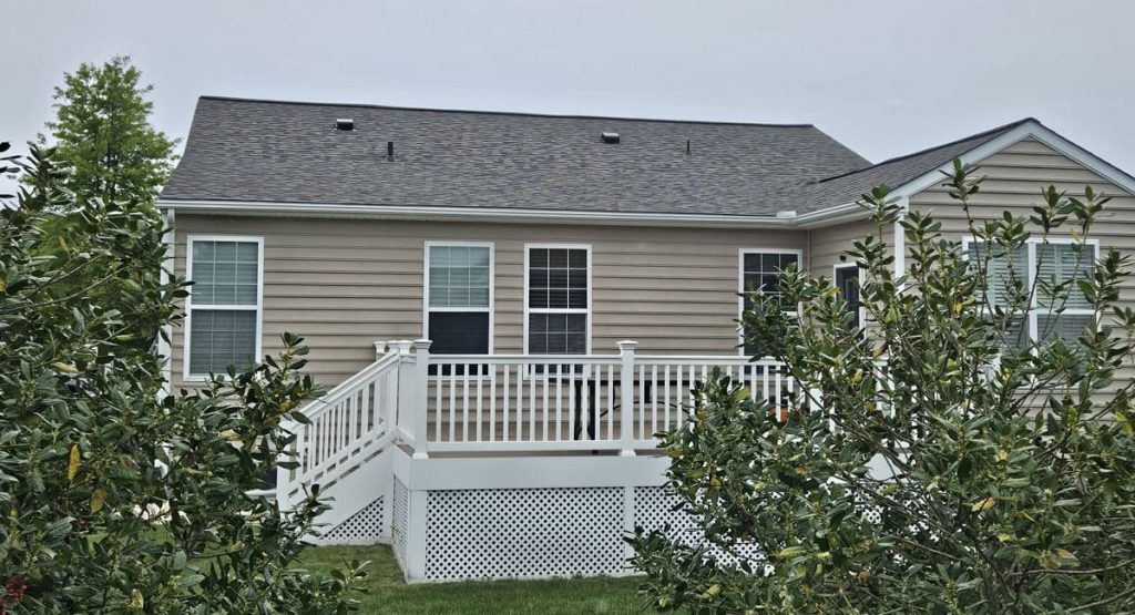 New Driftwood colored roof in Middletown, DE