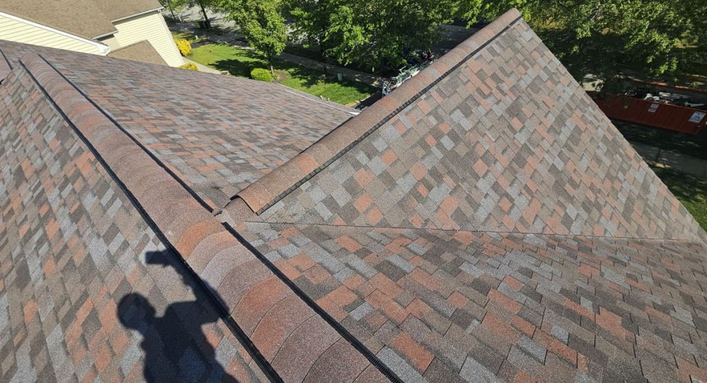 New Merlot colored roof in Middletown, DE