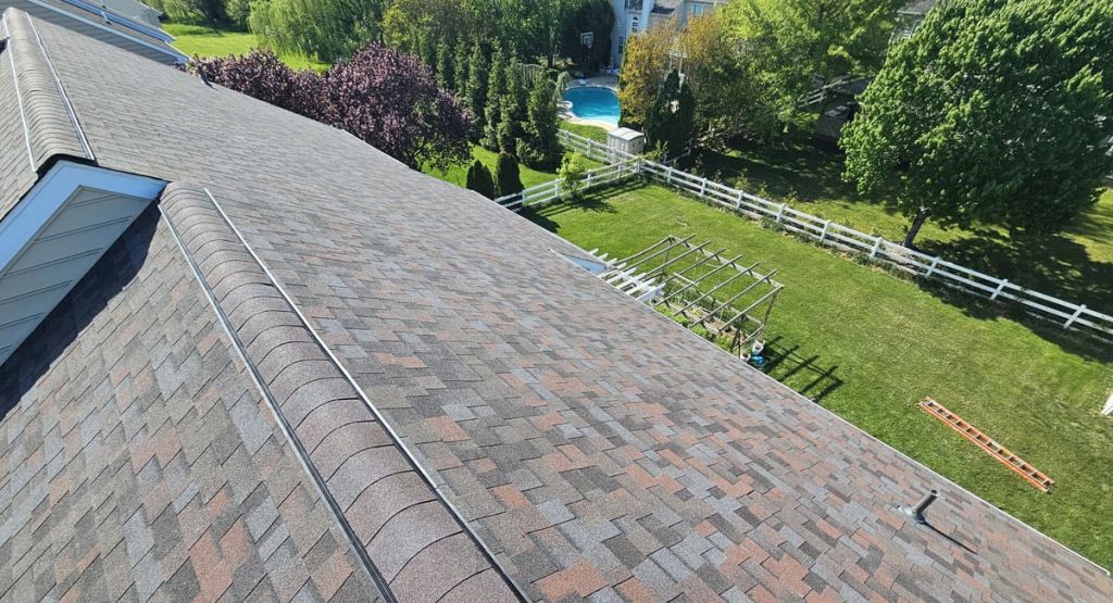 New Merlot colored roof in Middletown, DE
