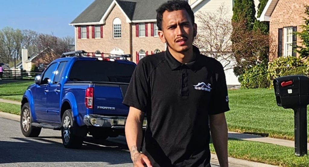 Tearing off the old roof in Bear, DE