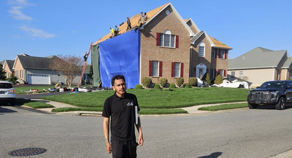 Installing new roof in Bear, DE