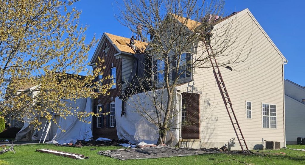 Installing new roof in Middletown, DE