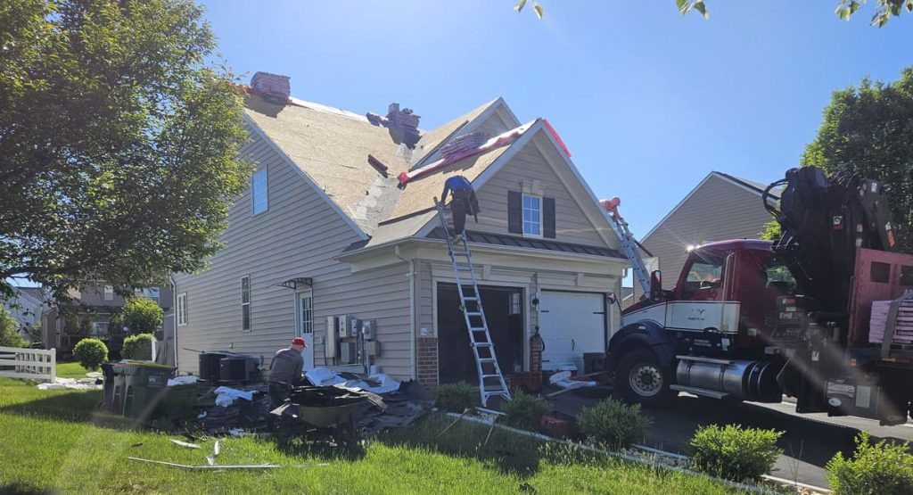 Installing a new roof in Middletown, DE
