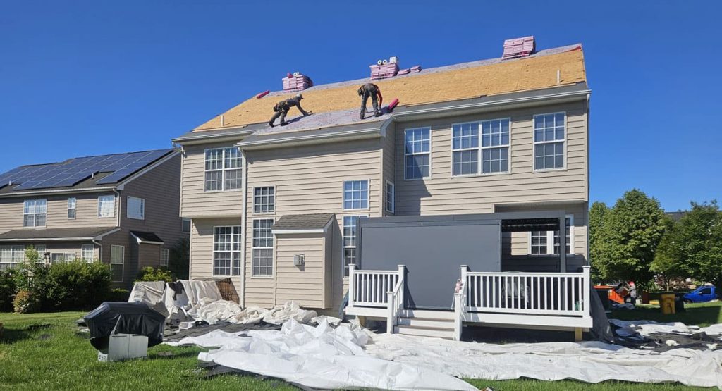 Installing a new roof in Middletown, DE