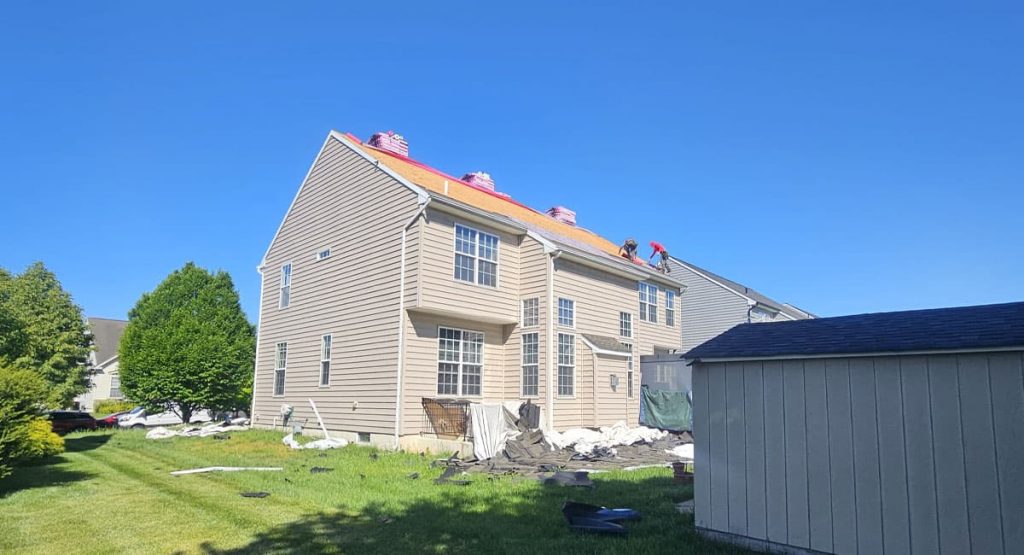 Installing a new roof in Middletown, DE