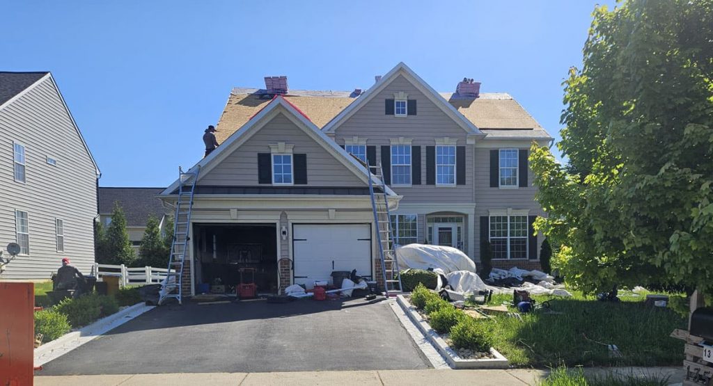 Installing a new roof in Middletown, DE