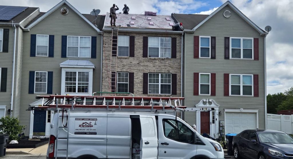 Installing a new roof in Newark, DE