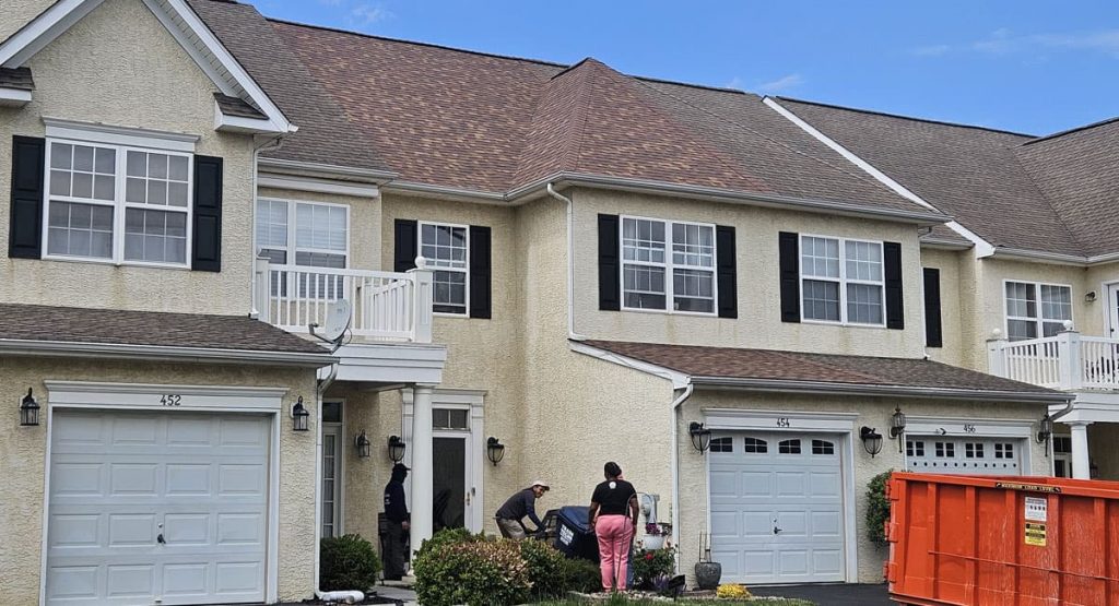 New Desert Rose colored roof in Middletown, DE