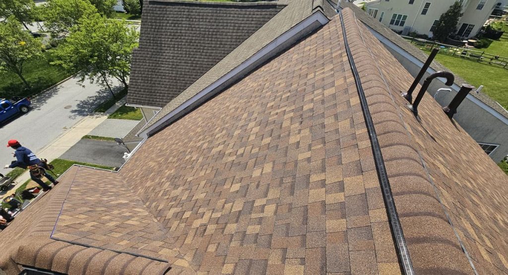New Desert Rose colored roof in Middletown, DE