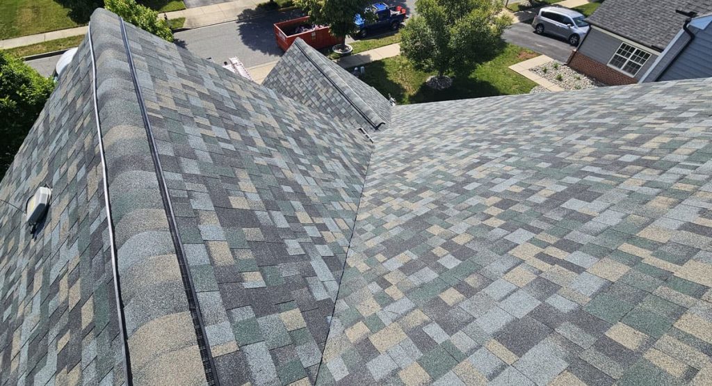 New Evergreen Mist colored roof in Middletown, DE