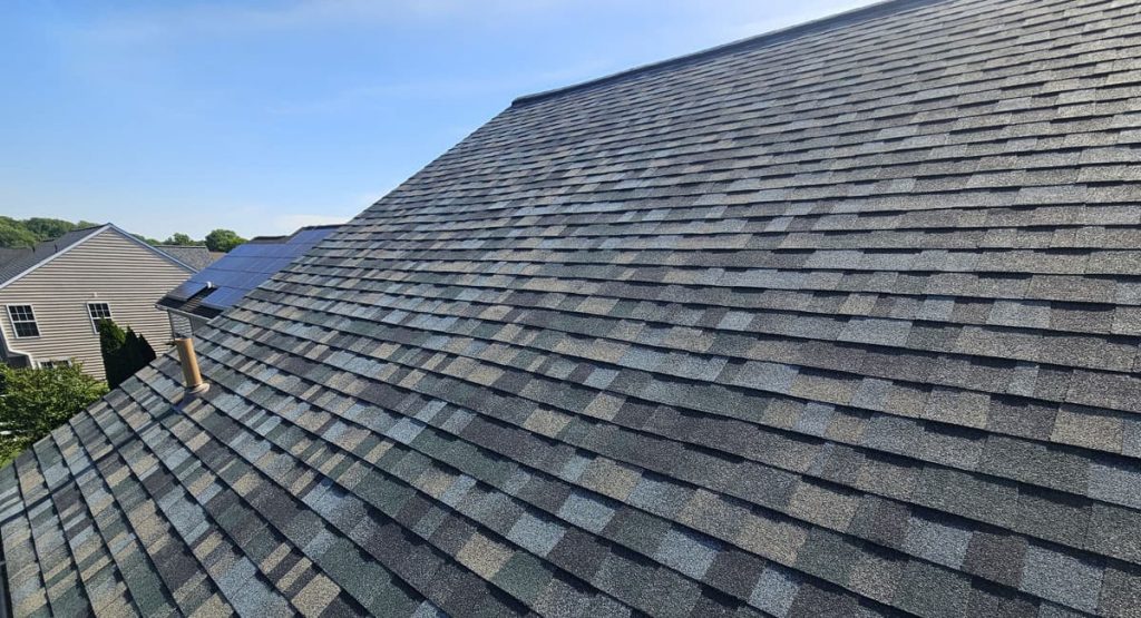 New Evergreen Mist colored roof in Middletown, DE