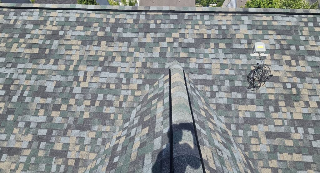New Evergreen Mist colored roof in Middletown, DE