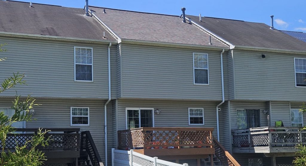 New Merlot colored roof in Newark, DE